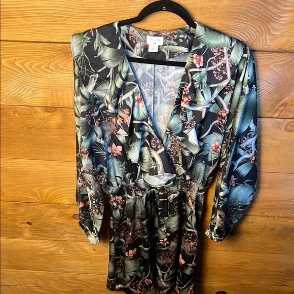 H&M Dresses & Skirts - Johanna Ortiz H&M Women’s Floral Dress Long Sleeve Tropical Bohemian Medium Chic